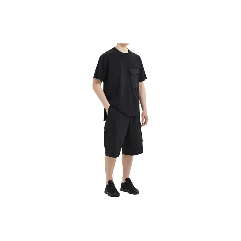 Y 3 Cargo Shorts Men Black-2