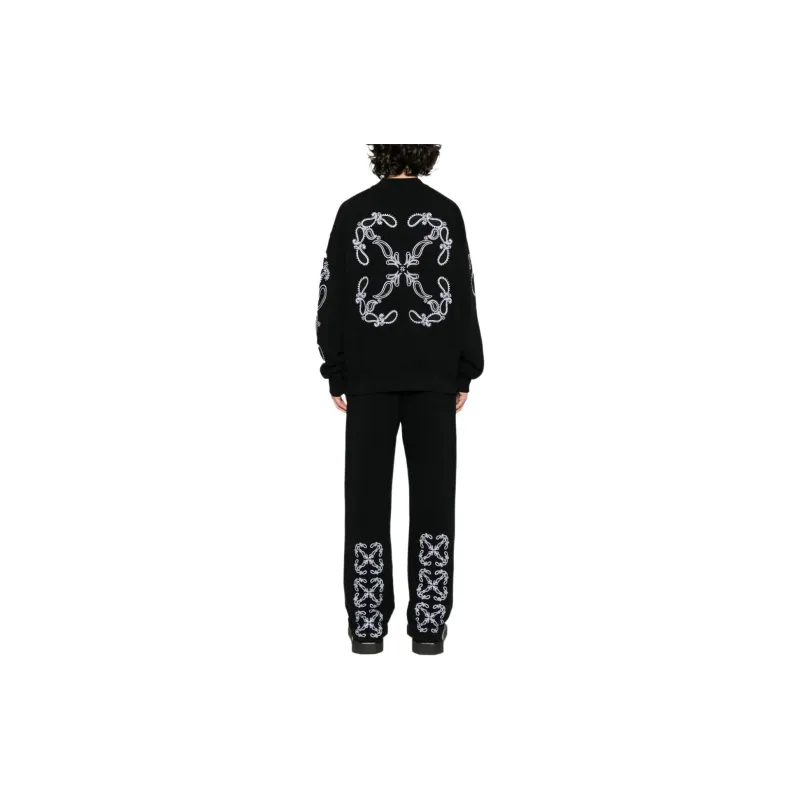 OFF WHITE Bandana Arrow Crewneck Sweatshirt-2