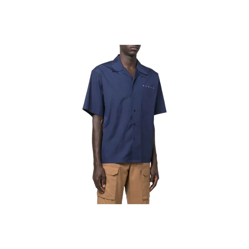 MARNI Shirts Men Navy-2