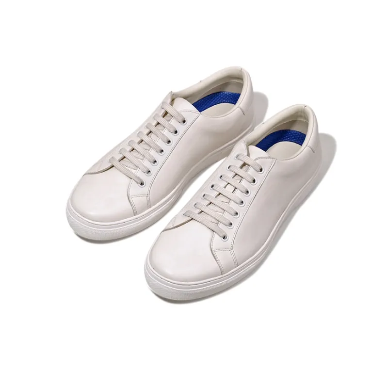 SAINTNJORD Low Top Skateboard Shoes Men's White-2