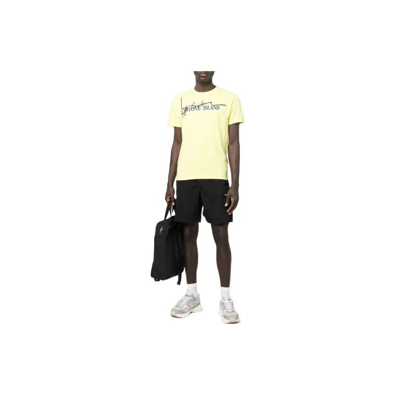 STONE ISLAND SS22 T Shirt Men's Light Yellow-1