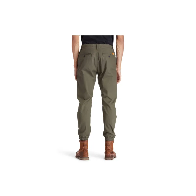 Timberland Knitted Sweatpants Men Army Green-1