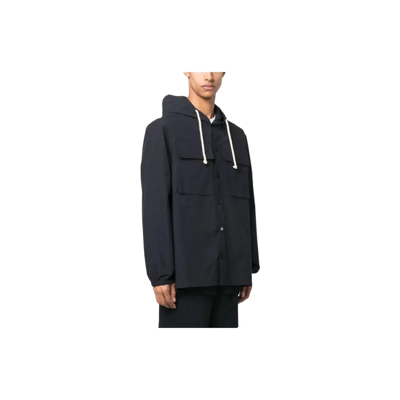 JIL SANDER Shirts Men Marine Blue-3