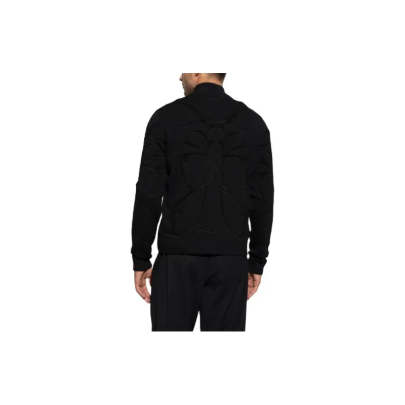 VERSACE Long Sleeved Zipped Cardigan-3