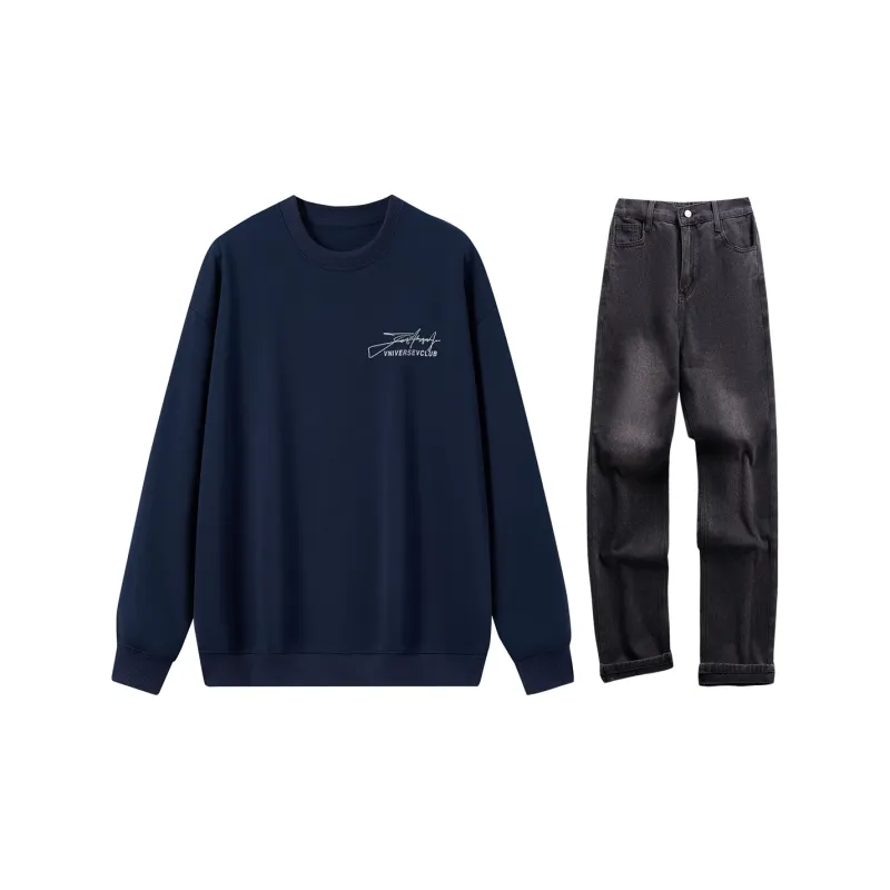 VniVerseVClub Sweatshirt Set Unisex-15