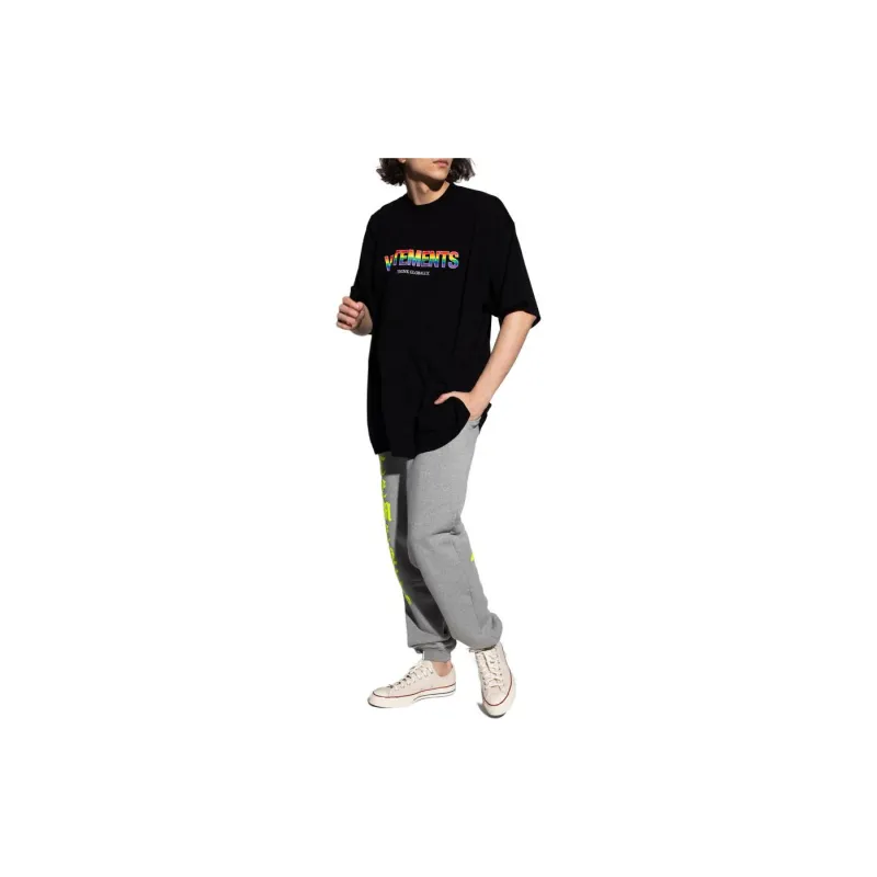 Vetements Rainbow Logo T Shirt-2
