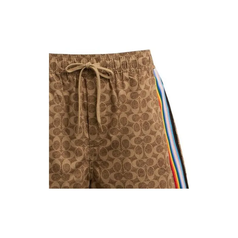 COACH Casual Shorts Men's Brown-5