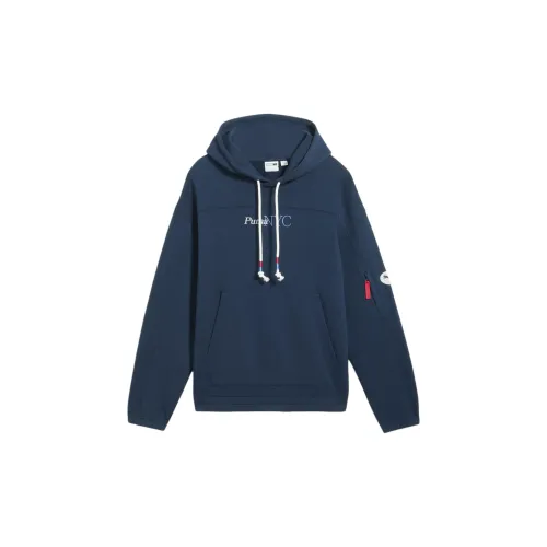 PUMA NYC Running Laps Sweatshirts Men Marine Blue