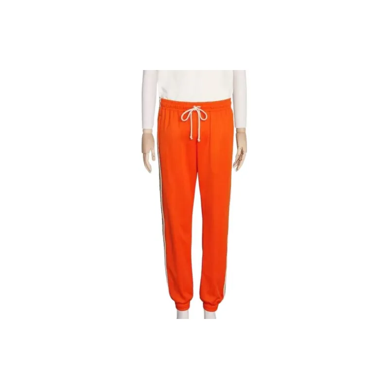 GUCCI Sports Pants Men's Orange-1