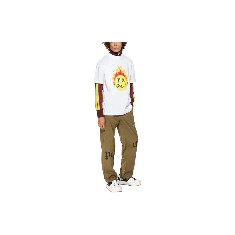 PALM ANGELS Burning Head T shirt-5