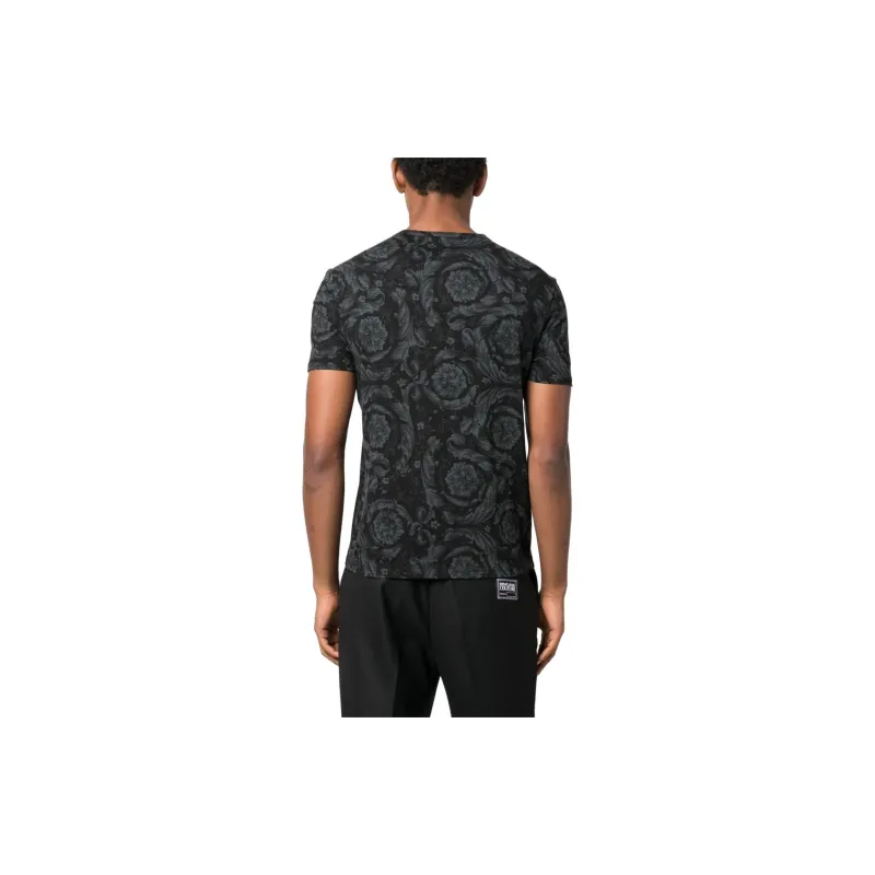 VERSACE Baroque Printed Crewneck T Shirt-3
