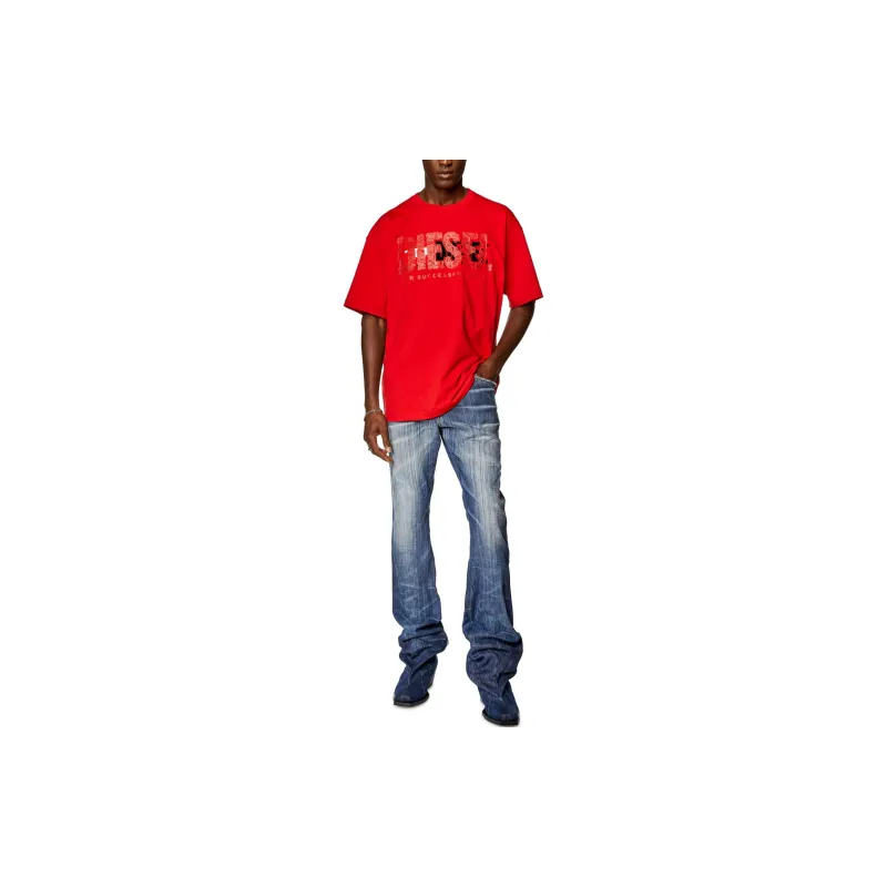DIESEL T Shirts Men Red-1