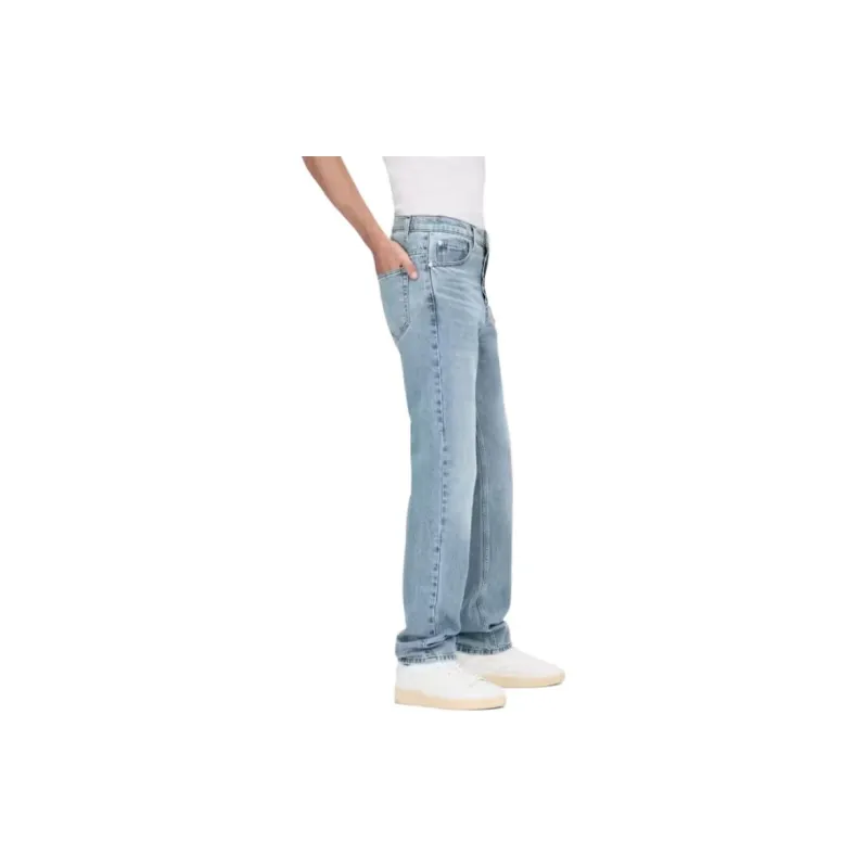FRAME The Straight Stonewashed Jeans-4
