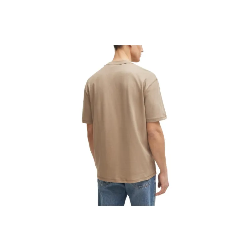 HUGO BOSS SS24 T Shirt Men's Beige Yellow-3