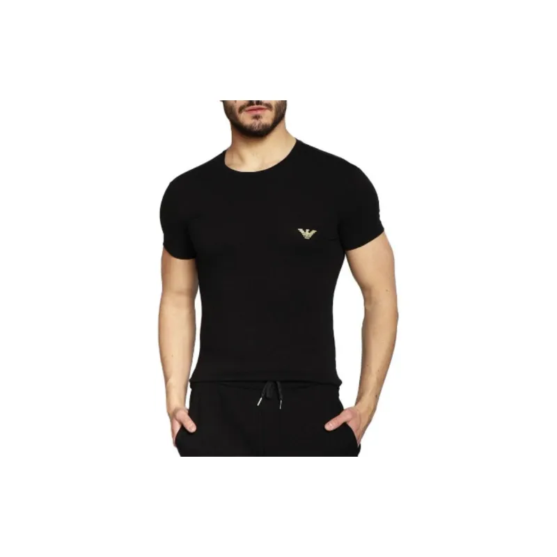 EMPORIO ARMANI T Shirt Men's Pure Black-1