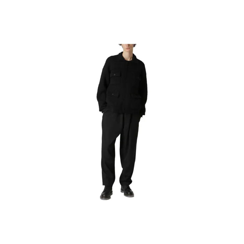 Yohji Yamamoto Long Sleeved Buttoned Jacket-2
