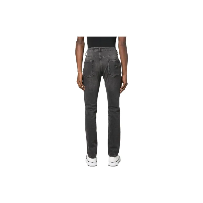 PHILIPP PLEIN Straight leg Cut Jeans-3