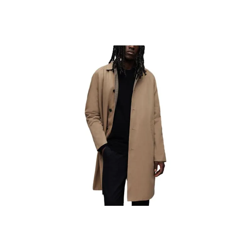 ALLSAINTS Trench Coats Men Yellow-1