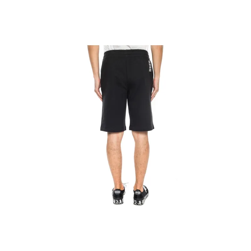 Ea7 EMPORIO ARMANI Logo Printed Elasticated Waist Track Shorts-2