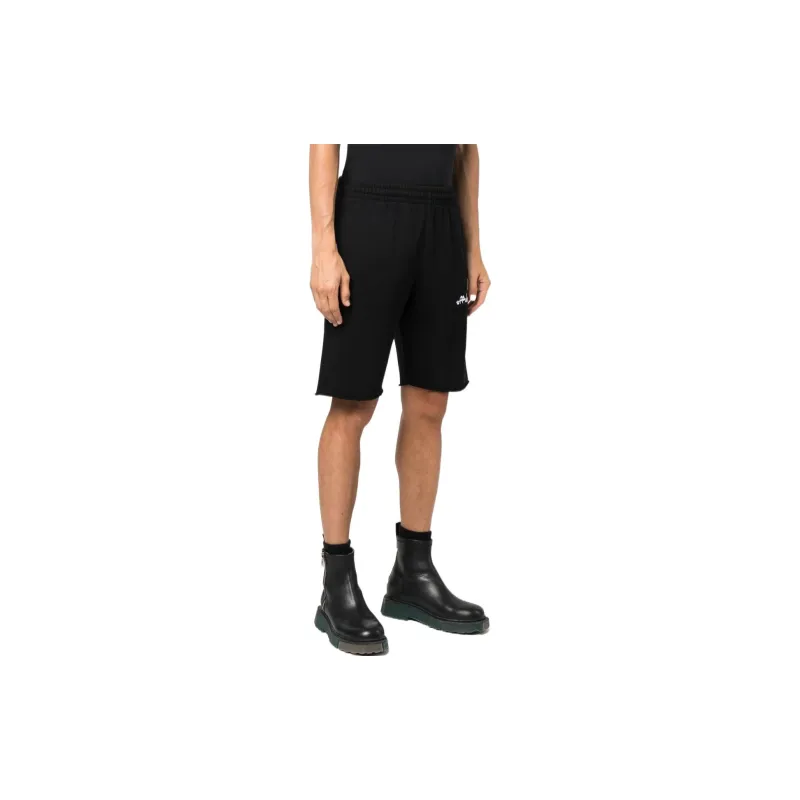 OFF WHITE FW22 Sports Shorts Men Black-3