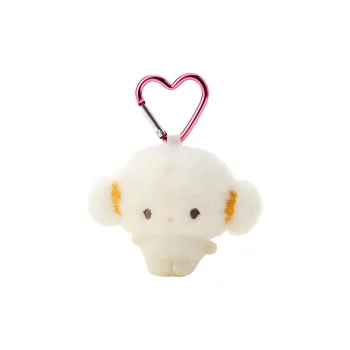 Sanrio Figure Print Large Collection, Wheat Pink Dolls Plush Pendant 7cm Height