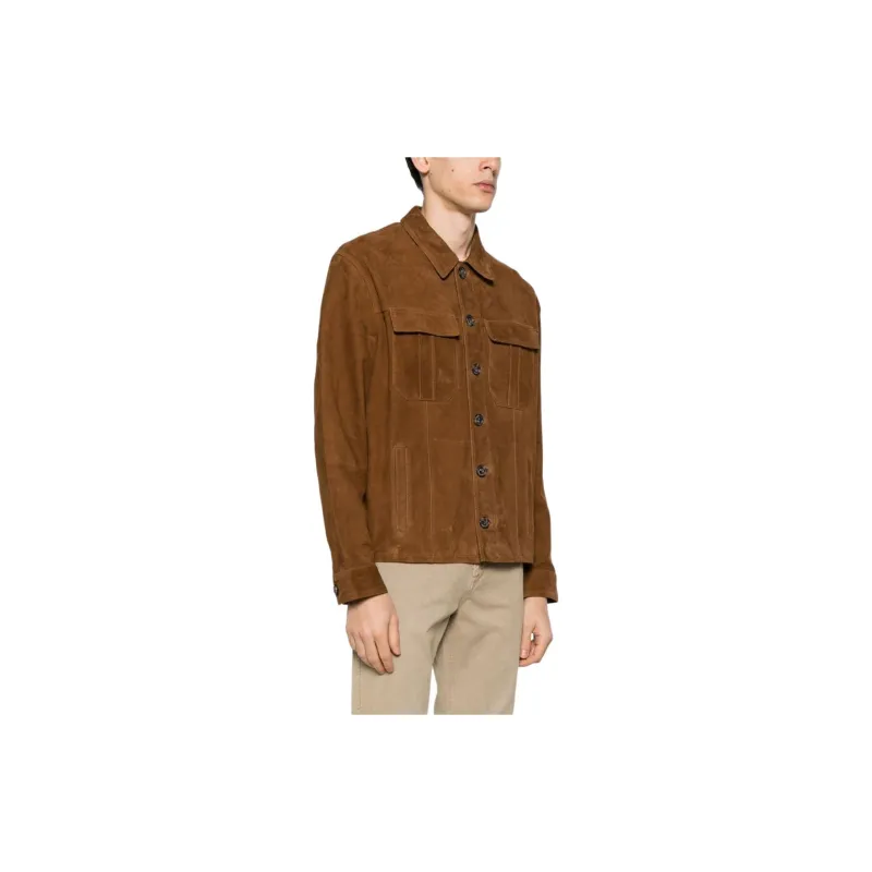 Zadig & Voltaire Kuba Suede Shirt Jacket-3