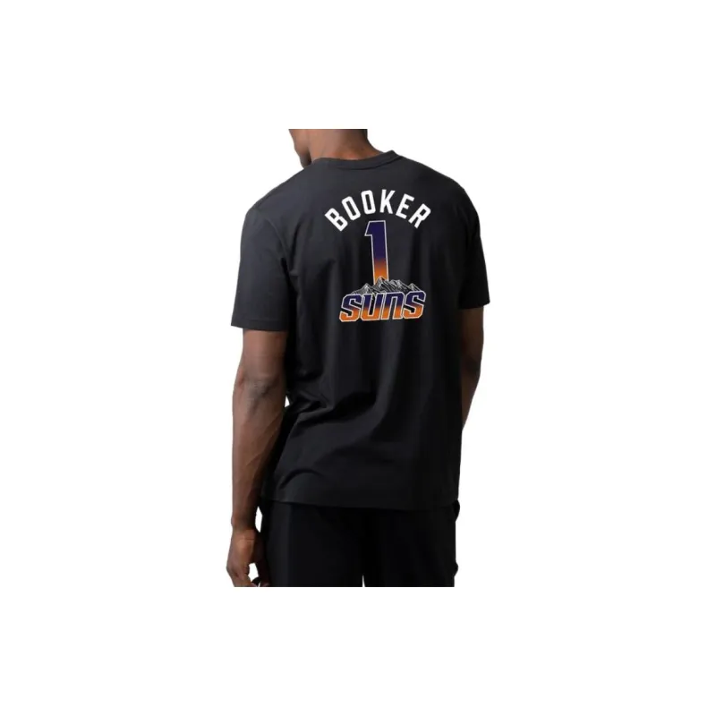 NBA Sun Team T Shirts Men Black-3