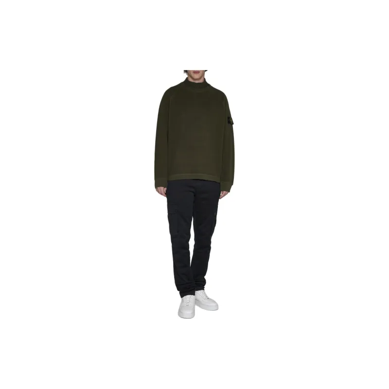 STONE ISLAND Knitwear Men's Olive-1