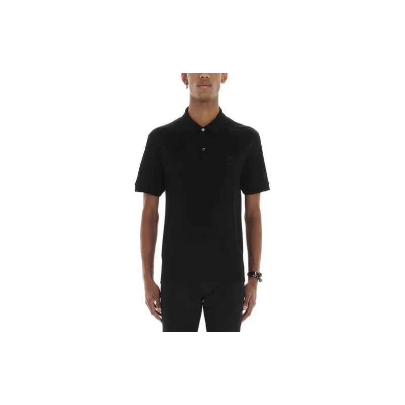 Alexander McQueen Polo Shirt Men's Black-2