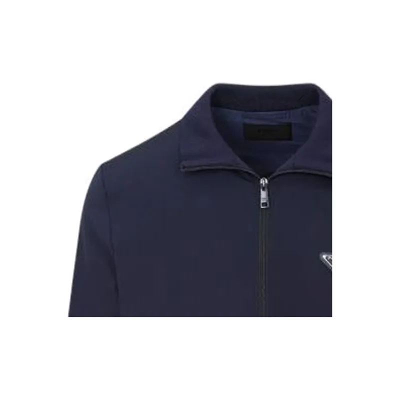 PRADA Triangle logo Zip up Jacket-6