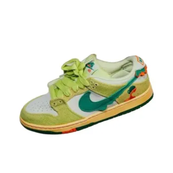 Jarritos x Nike SB Anti Slip Wear Resistant Low Top Skateboard Shoes Unisex White Green