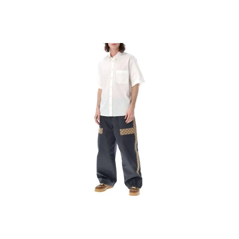 GUCCI Gg Supreme Canvas Trousers-5