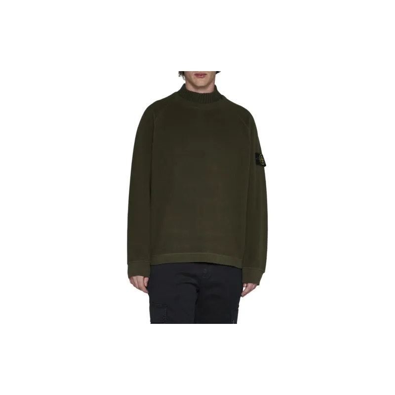 STONE ISLAND Knitwear Men's Olive-2