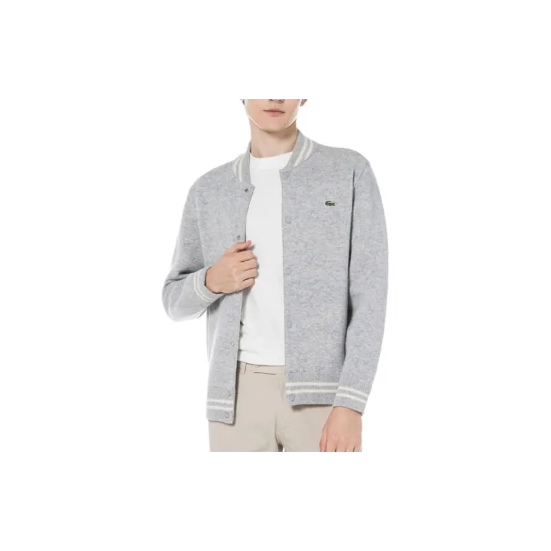 LACOSTE Jackets Coats Men's Gray-1