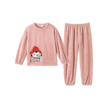 Huggy Kissy Pajama Set Women's Pink