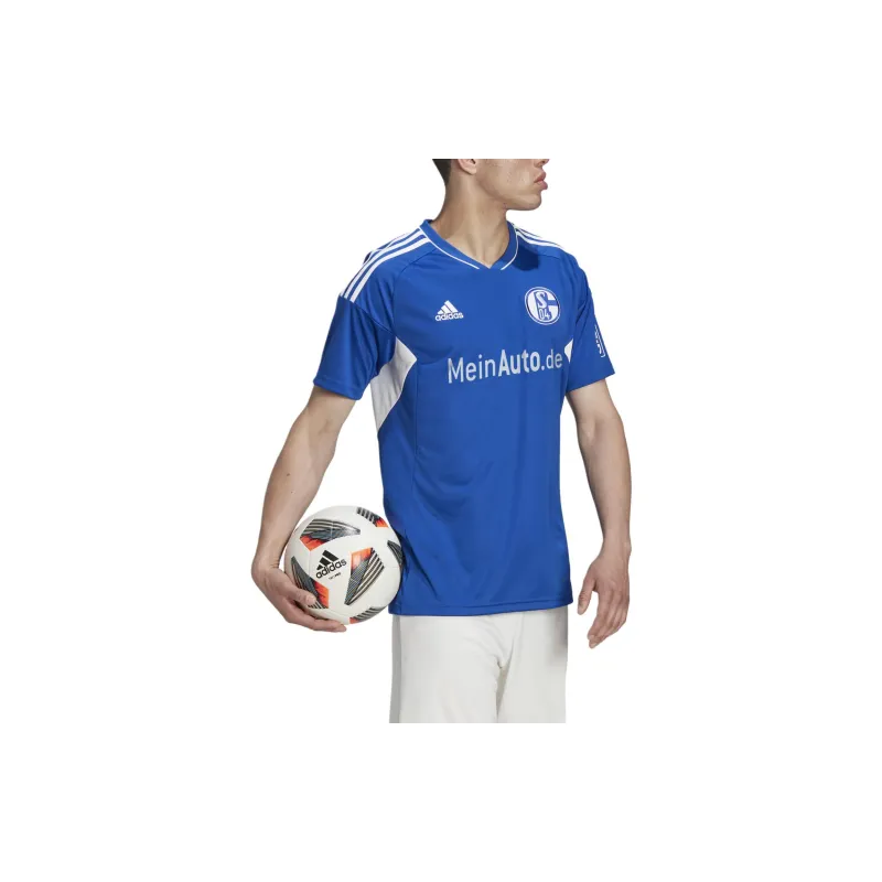 Adidas T-Shirt Men's Royal Blue/White-3