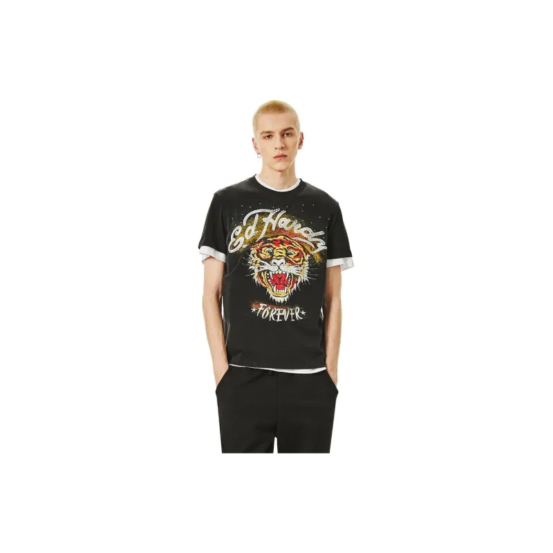 Ed Hardy SS24 T Shirt Men's Black-2