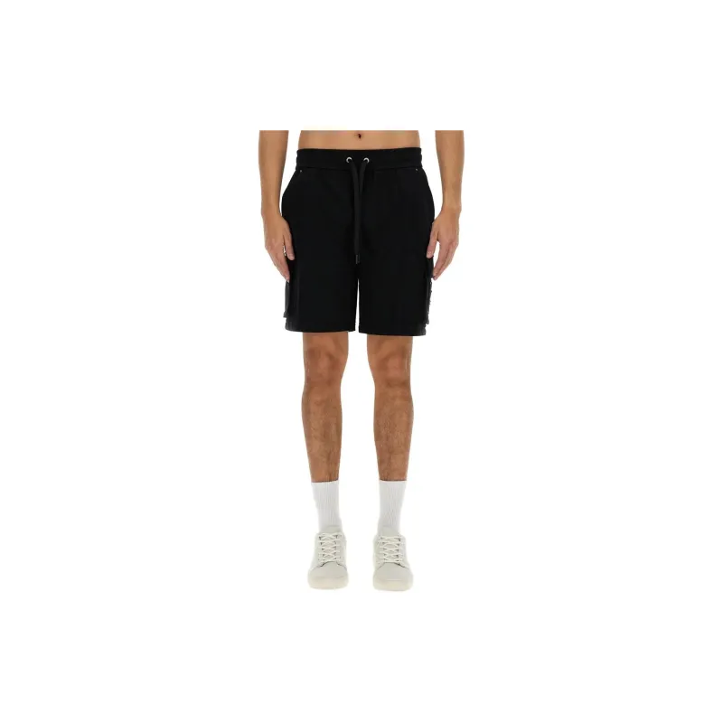 Moose Knuckles High Waist Drawstring Shorts-4