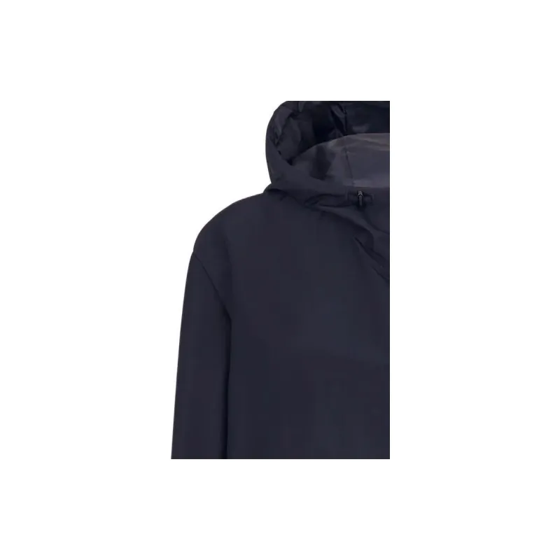 FENDI Reversible Logo patch Hooded Jacket-4