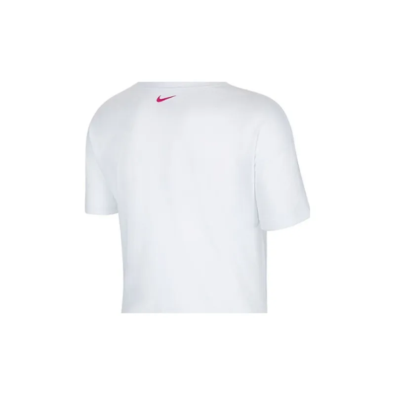 Nike MILER T Shirts Women's White-3