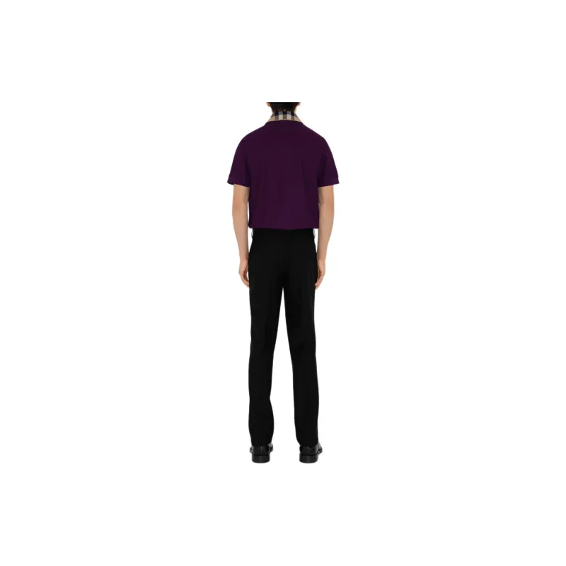 Burberry Polo Shirt Men's Purple-5