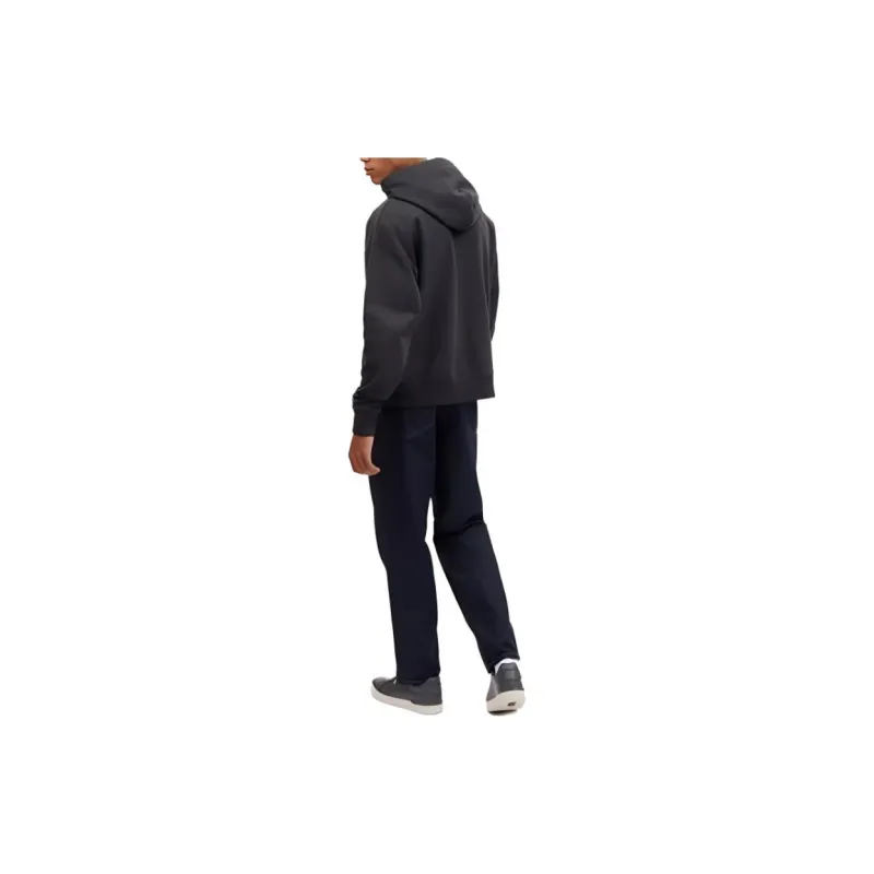 COACH Signature Men's Hooded Pullover Sweatshirt Black-4