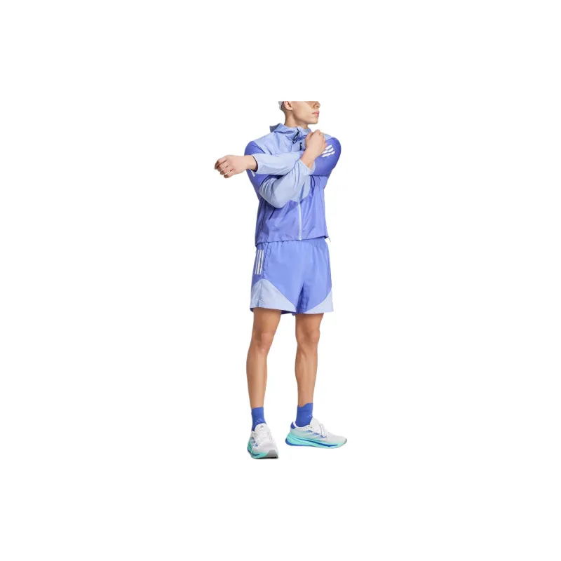 Adidas Free Shipping With AdiClub Own The Run Aeroready Jacket-4