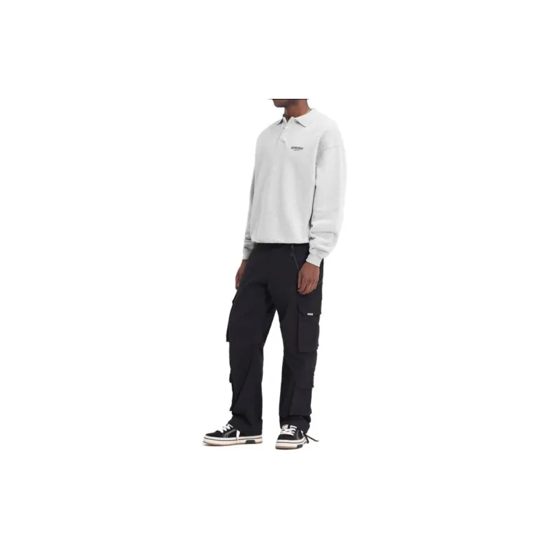 REPRESENT Owners Club Long Sleeve Polo Sweater-4