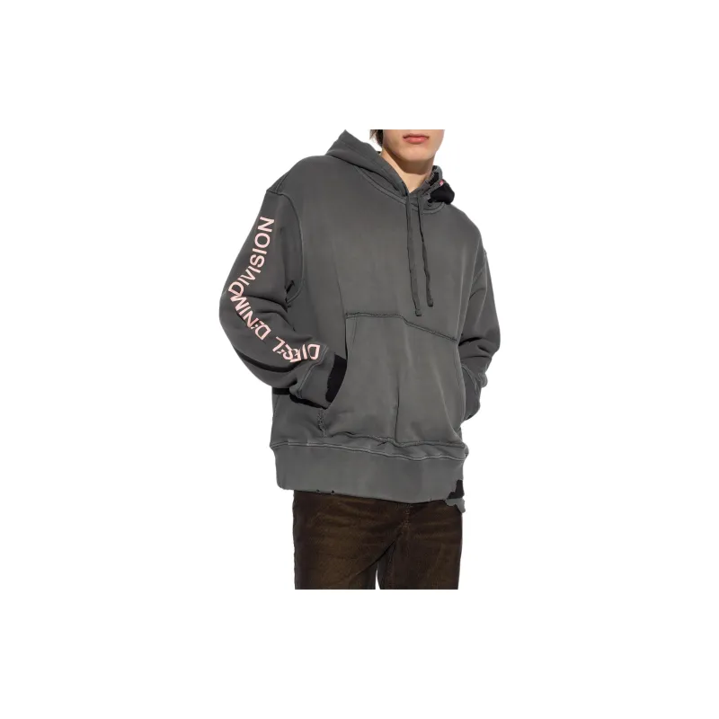 DIESEL Sweatshirts Men Gray-5