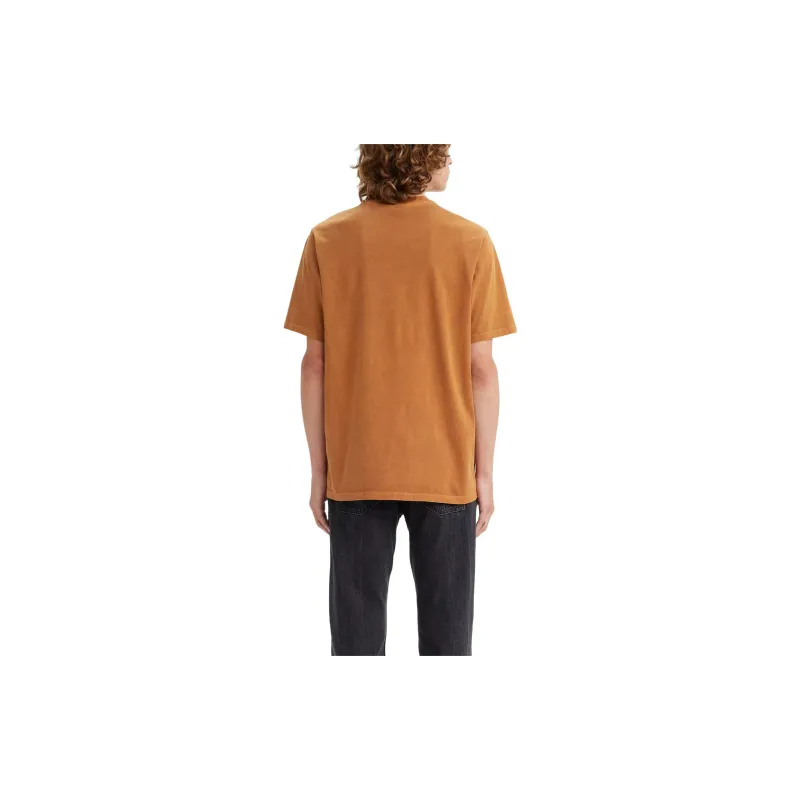 Levis T-Shirts Men Orange-2
