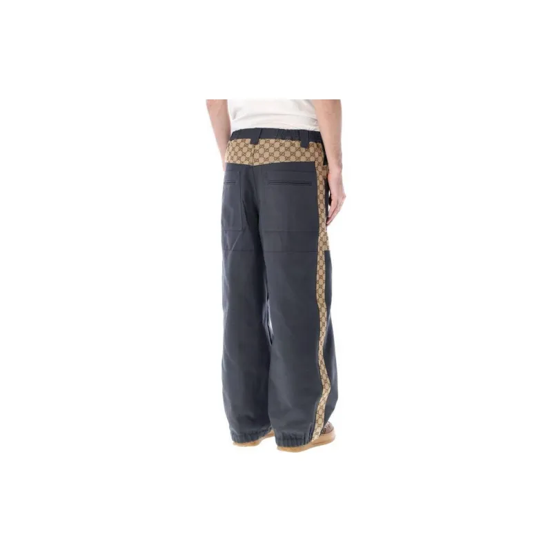 GUCCI Gg Supreme Canvas Trousers-3