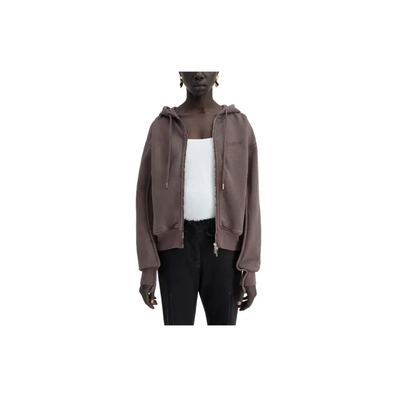 Jacquemus Le Sweater Camargue Zippé Jackets Coats Unisex Brown-4