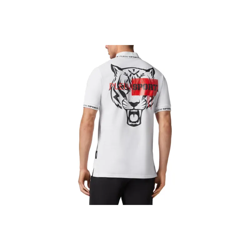 PLEIN SPORT Logo patch Short sleeved Polo Shirt-2