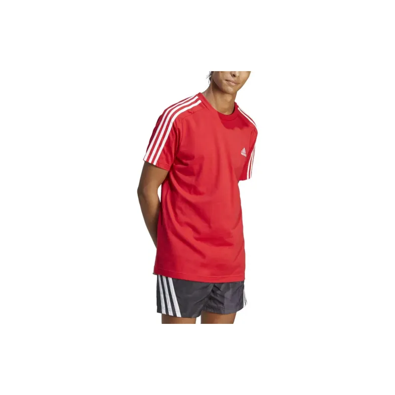 Adidas M 3S SJ T Shirt Men's Red-1